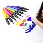 Multi-Color Water Color Brush Pen, Paint Real Brush Marker Pen For Kids And Adults Coloring Books