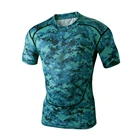 spandex sport shirt sublimation compression tshirt