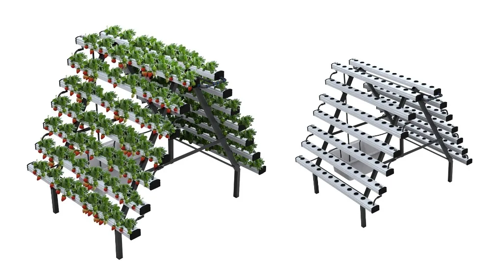 2016 Nuevo Sistema De Cultivo Hidropónico Nft Para Acuaponia Ebb