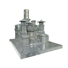 Natural Granite Japanese Tombstone For Graves