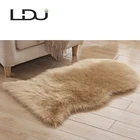 New Indoor Sheepskin Fur Kid Customized Size Decorative Bathroom Rug Pad