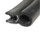 Car door and window metal rubber sealing strip