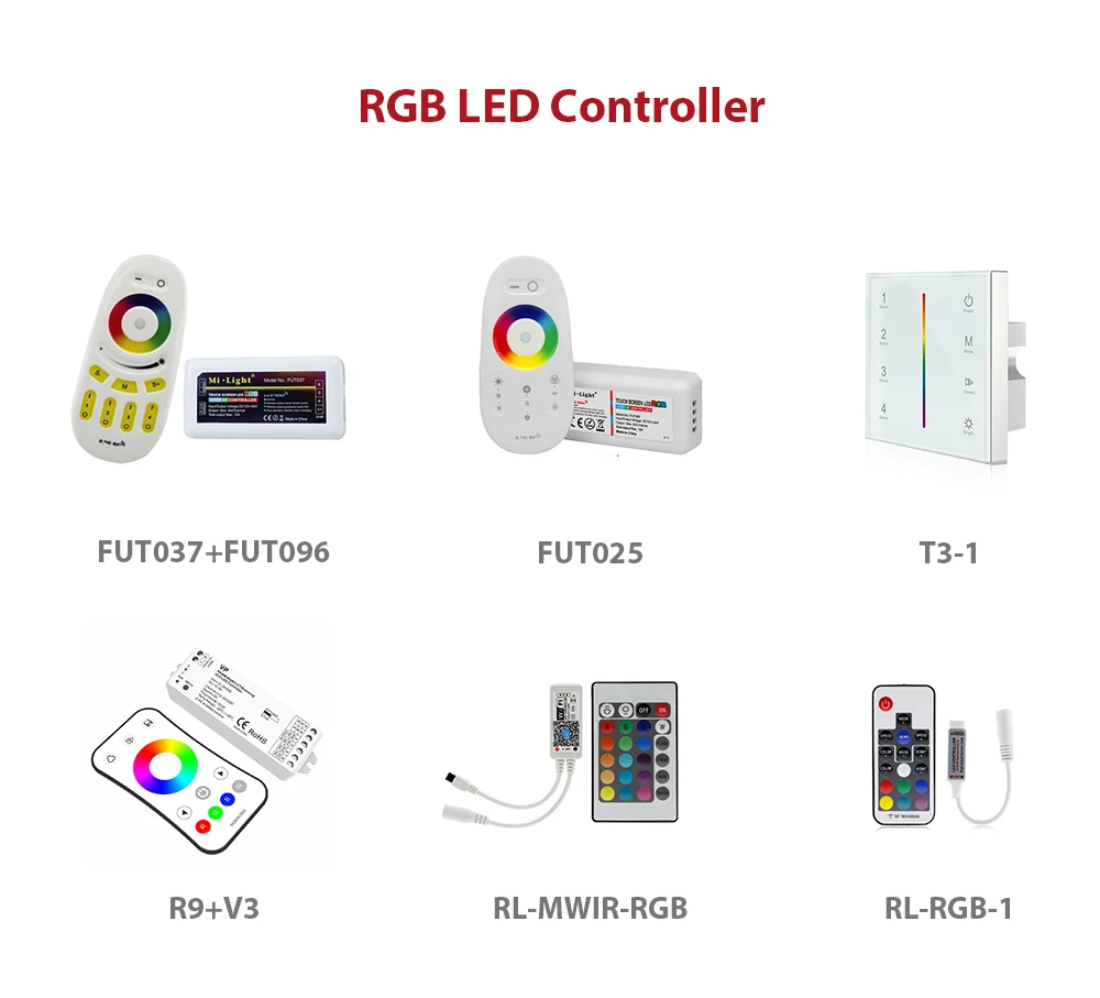 LED Light Strip 2in1 Adjustable Flexible Strip+ RGBW/RGBW/RGB+CCT DC12/24V Zigbee LED controller ZLL controller+power supply - ANKUX.COM