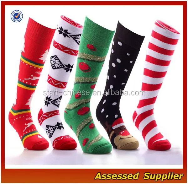 socks/ holiday gift socks / womens juniors christmas holiday