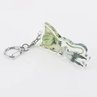 Vograce acrylic keychain custom anime charm printed metal keychain
