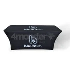 Customized Color Logo table cloths for rectangular tables Polyester 6ft Table Cover