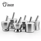 stainless steel mortar and pestle set with custom logo for sale