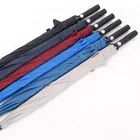 Customized Golf Umbrella Manufacturers of Extra long Auto Open Windproof Custom Straight Golf Umbrella