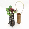 China wholesale different size handmade bamboo high flower vase