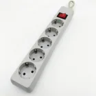 5 Outlets European Industrial plugs and sockets with Overload Protection