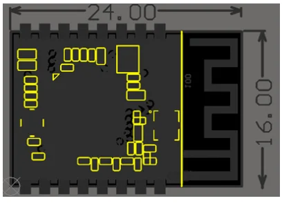 TYZS3 ZigBee Tuya Module EFR32MG13P732 Chip Zigbee Wire less module firmware development printed circuit board assembly oem odm - ANKUX.COM