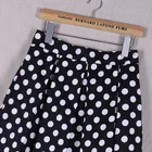 Slanna 2019 wholesale womens polka dot dress A Line plus size midi high waist skirts for ladies