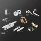 Modern Art Wooden Door Models Hardware Zinc Door Handle Hotel Door