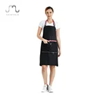 High Quality Adult Aprons and smocks For Salon Makeup Aprons Styles Custom Logo Wholesale Barber With Pockets For Sale