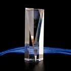 Wholesale Faceted 3D Laser Etched Block Price Blank Crystal K9 Glass Cubes For 3d Laser Engraving Cube