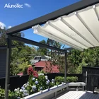 Exterior Sun Shade Rainproof Garden Gazebo Retractable Awning For Deck