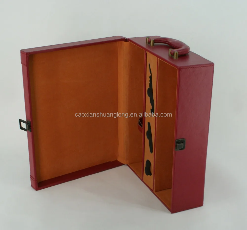 uv varnished art paper wine packaging paper bag with high
