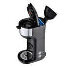 Single Serve Coffee Maker For K Cup Pod & Ground Coffee Classic Mini Coffee Pot For Individual Dorms Offices