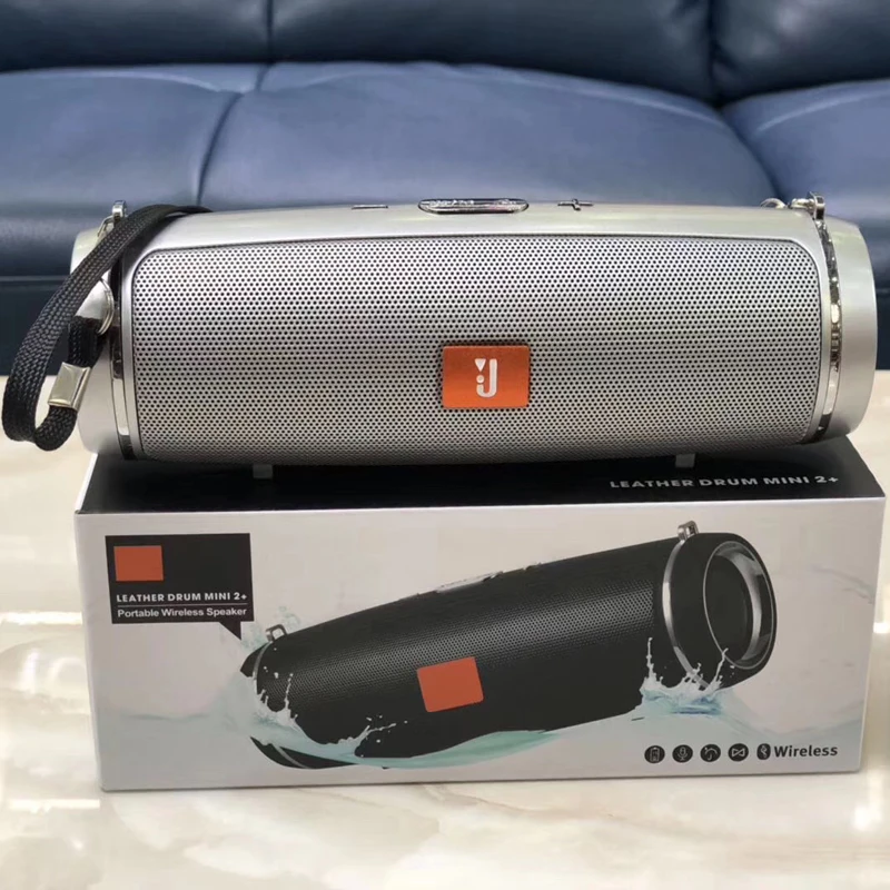 Leather Drum Mini 2+ Portable speaker Wireless Outdoor mini speaker Waterproof Bluetooth Speaker - ANKUX.COM