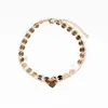 Round and heart shape anklets foot jewelry double layered golden anklet
