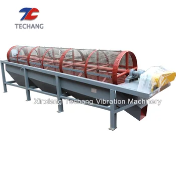 Mineral equipment grizzly gravel sieving trommel screen