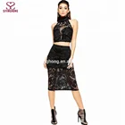 High fitted waist All Over crochet Lace Pencil Skirt Co-ord