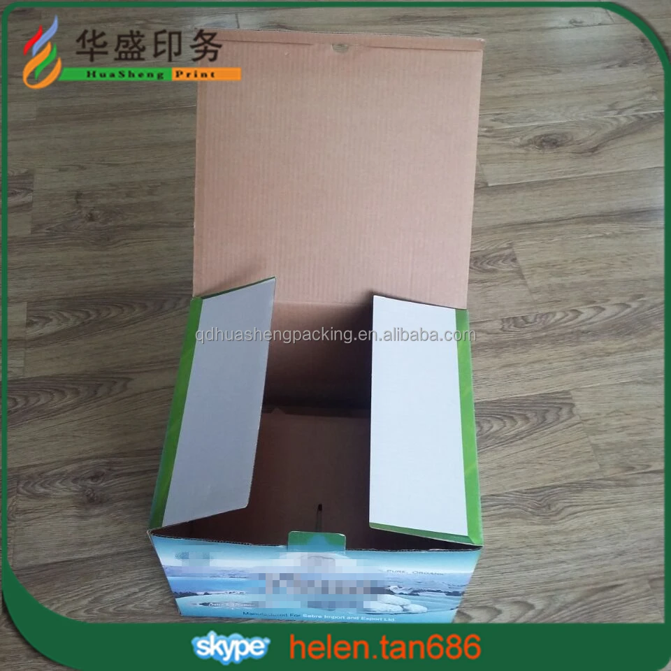 strong corrugated cardboard wine drinking glass gift packing box