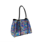 neoprene travel fashion shopping beach waterproof tote bag