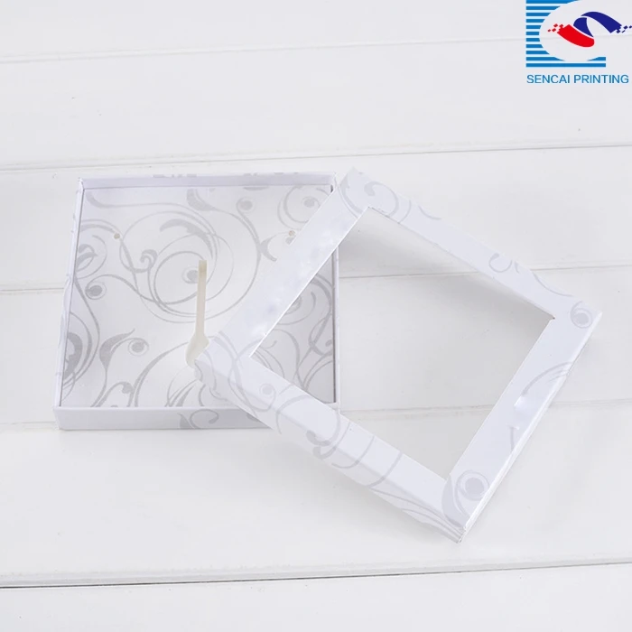 custom paper box packaging with clear pvc window