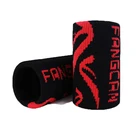 Custom advertising promotion gift sport cotton sweatband terry wristband with embroidery logo