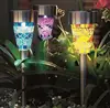 Amazon Hot Selling Mini LED Outdoor Waterproof Solar Garden Pathway Landscape Lawn Light Yard Spotlight Spike Lamp
