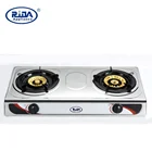 Hot sale Double Burner Stainless Steel Gas Cooker