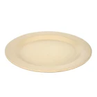 Custom color bpa free eco friendly 100% Biodegradable bamboo fiber dinnerware steak plate