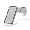 2-in-1 Wireless Fast Charger, Dual Wireless Charging Pad Induction Charger Base for Iphone and for smartphone