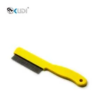 Fashionable Small Metal Soft Plastic Pet cat Puppy Flea Comb For Cats