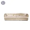 Latest Home Fuinture Italy Style modern chesterfield leather fabric sofa sets living room furniture set l shape sofa cover