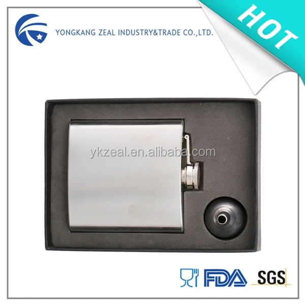 zeal stainless steel hip flask set hfs4006