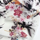 China factory knitted satin digital printing 100% silk crepe fabric