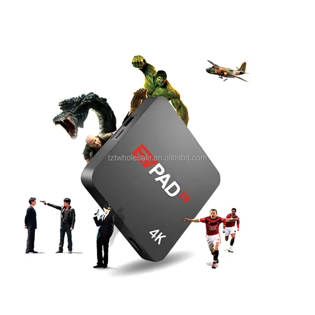 evpad 2s ip tv box android 1g 8g korean receiver 600  channel