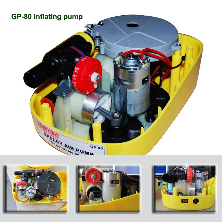 12V 80Kpa electric air pump for inflatables, View electric air pump for