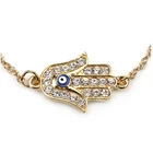 Rough touch unique silver 14k gold evil eye pendants