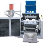 waste plastic granulator crushing and washing plastic grinding granulator machine