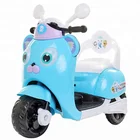 cartoon design kid's electric bike with 6V battery power