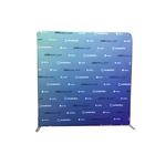 Show Backdrop Wall Custom Printed Spandex Tension Fabric Dye Sublimation Media Trade Show Backdrop Stand Wall