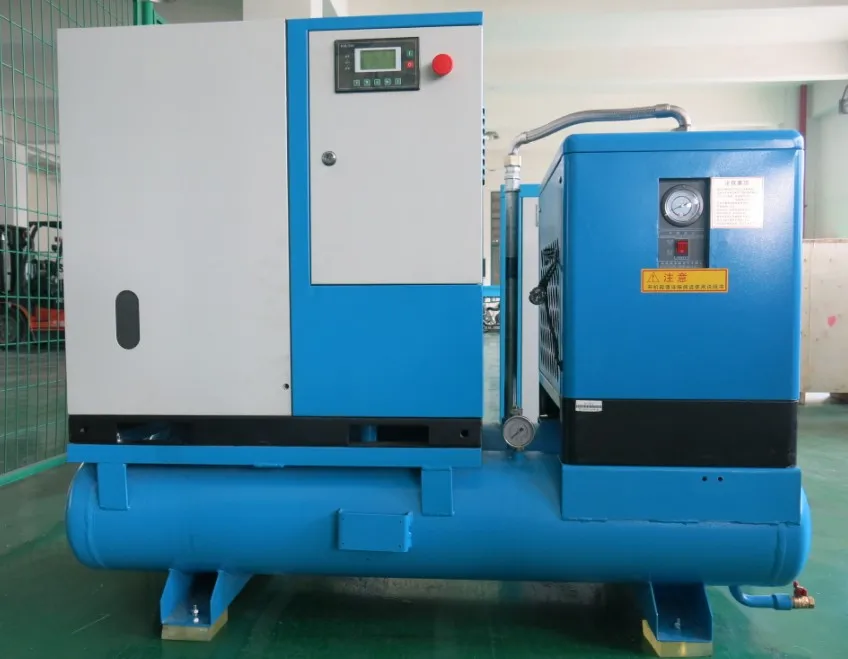 25hp Rotary Screw Air compressor with dryer, tank, filter