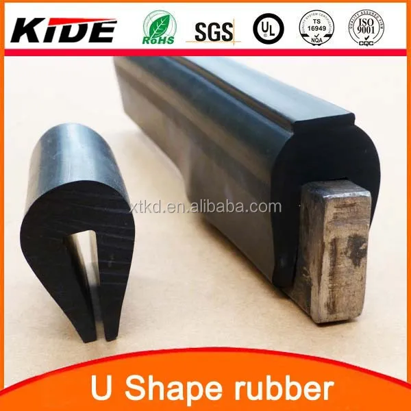 black epdm u shaped rubber gasket, View u shaped rubber gasket, KIDE