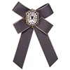 New design wholesale rhinestone bow knot tussores brooch