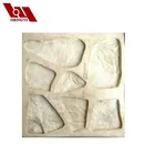 Concrete Veneer Stone mould/Concrete plaster wall cement tiles silicone stone mould for sale