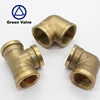 Green-GutenTop High quality Forged NPT or BST thread OEM brass elbow pipe fitting 90 degrees elbow fitting plumbing