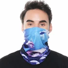 High Quality Elastic Headband Fashion Beach UV Protect Face Mask Fish Scarf Headband
